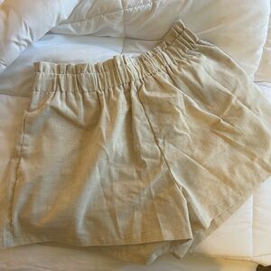 Petal and Pup Nicole High Waisted Paper Bag Shorts